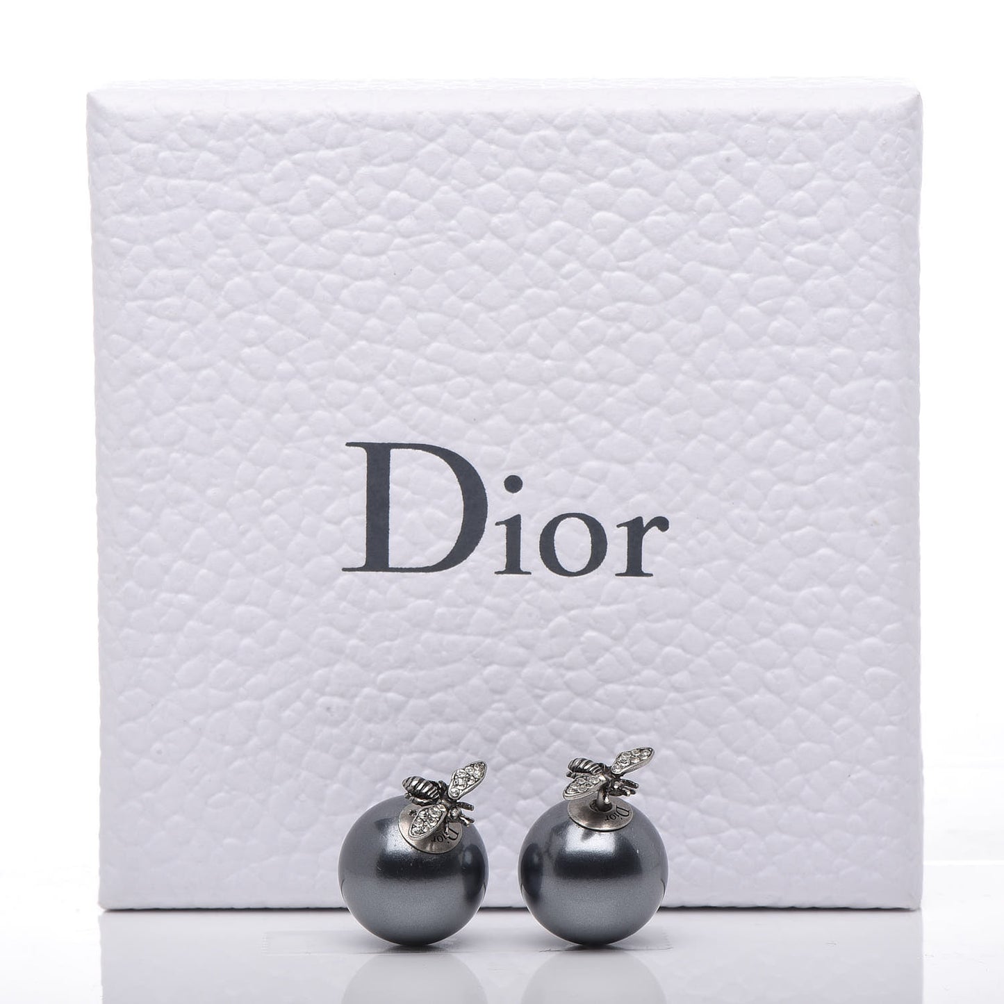 Mise En Dior Tribal Bee Earrings Grey