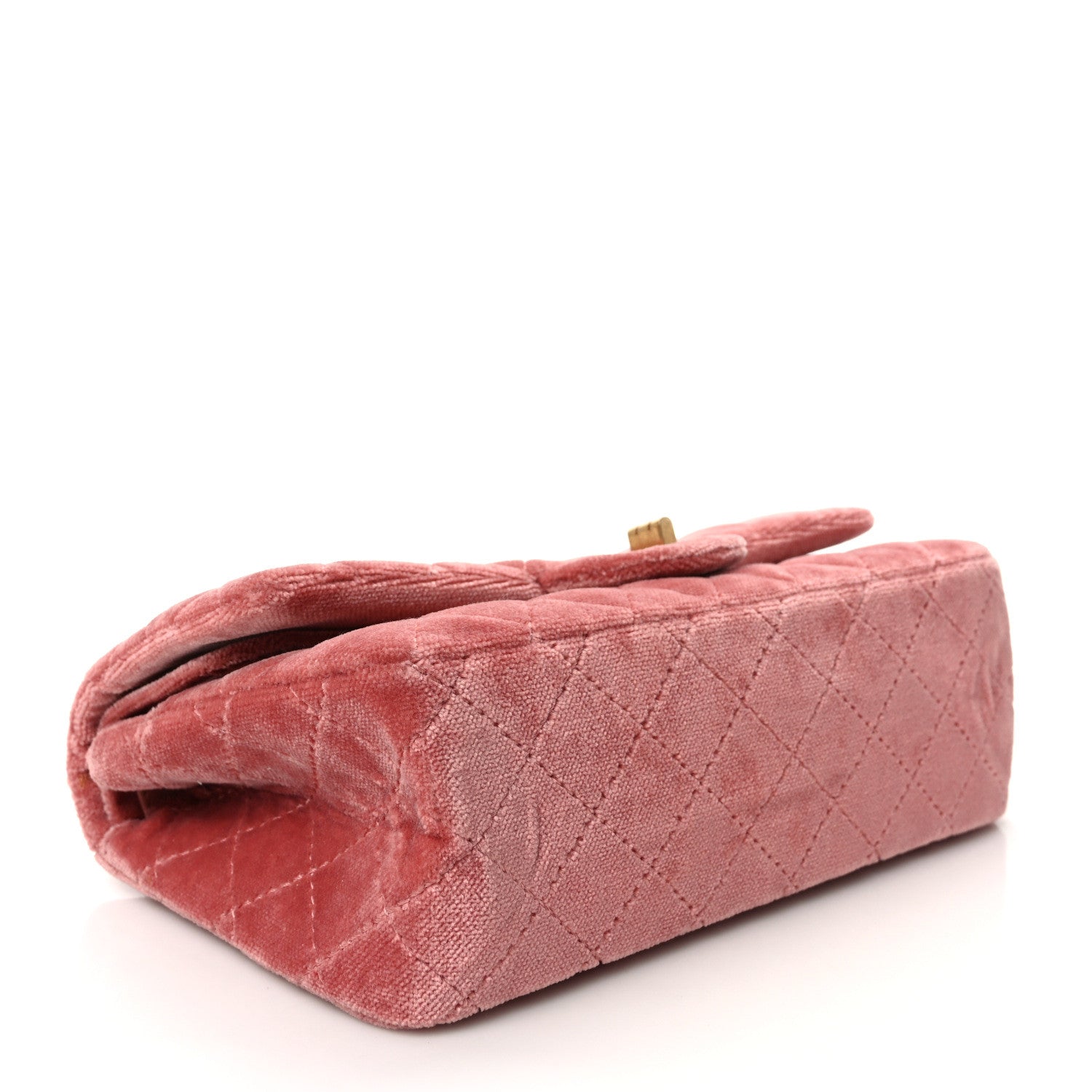 Chanel Velvet Quilted 2.55 Reissue 225 Flap Pink 4 of 9