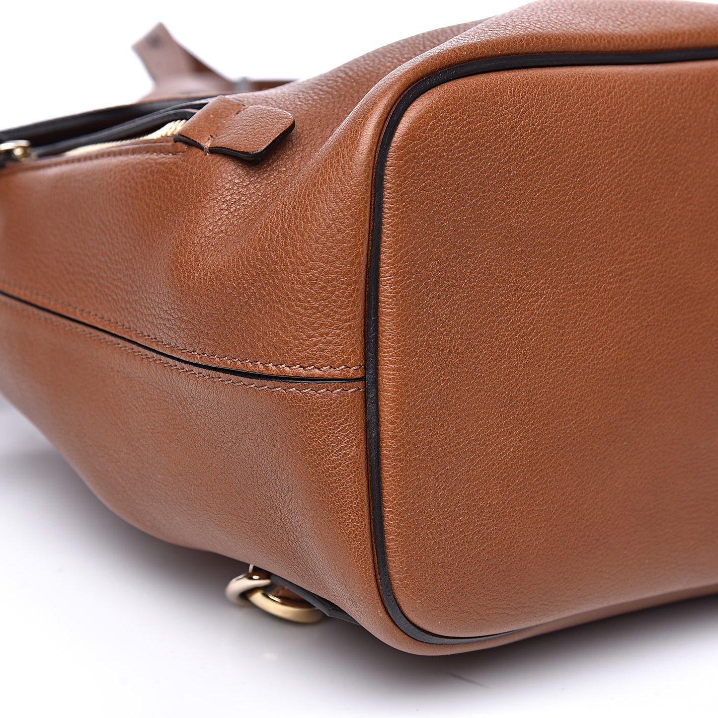 Suede Calfskin Medium Faye Backpack Tan