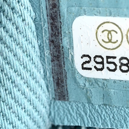 Chanel Caviar Quilted Medium Business Affinity Flap Light Blue 7 of 10