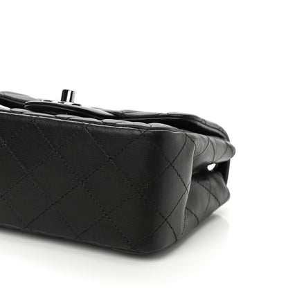 Chanel Lambskin Quilted Mini Square Flap Black 10 of 11