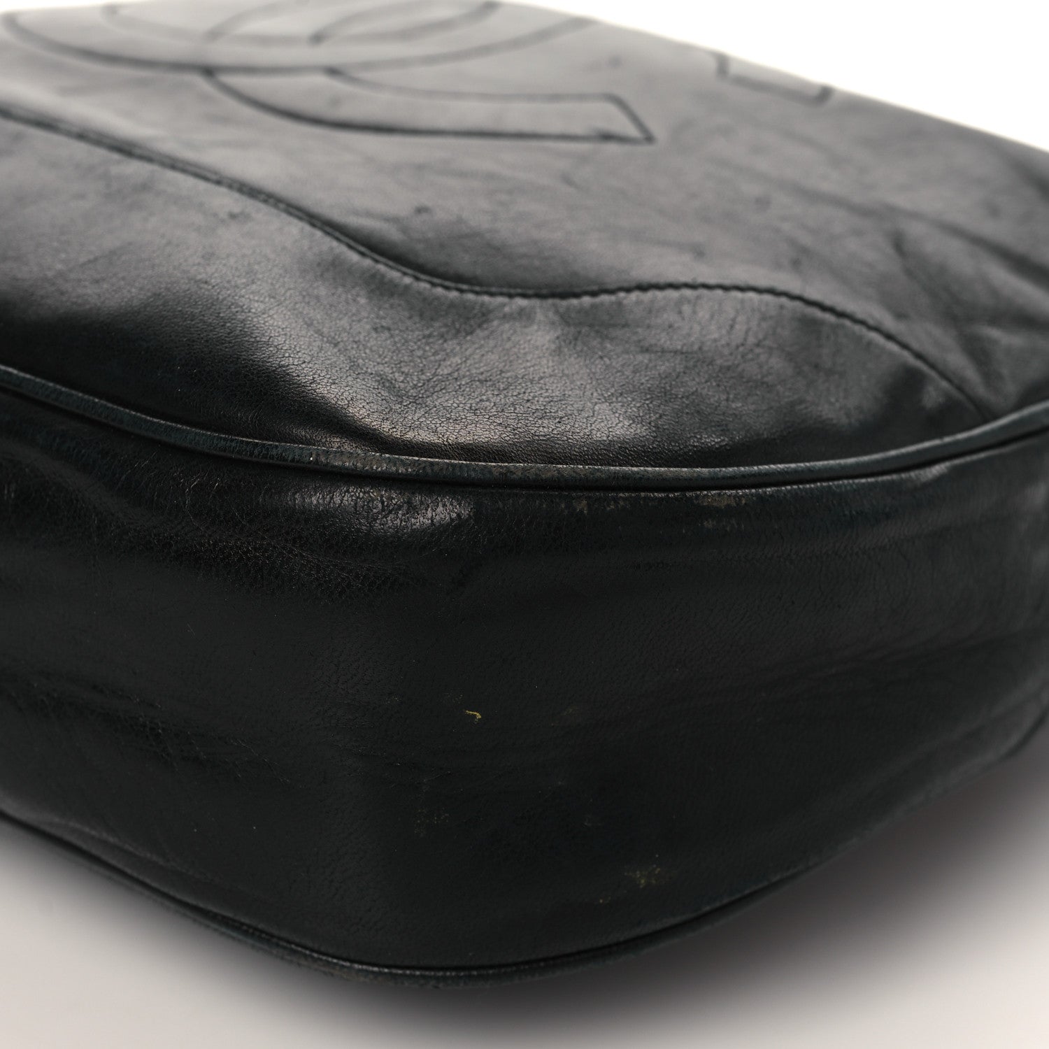 Chanel Calfskin CC Hobo Black 9 of 9