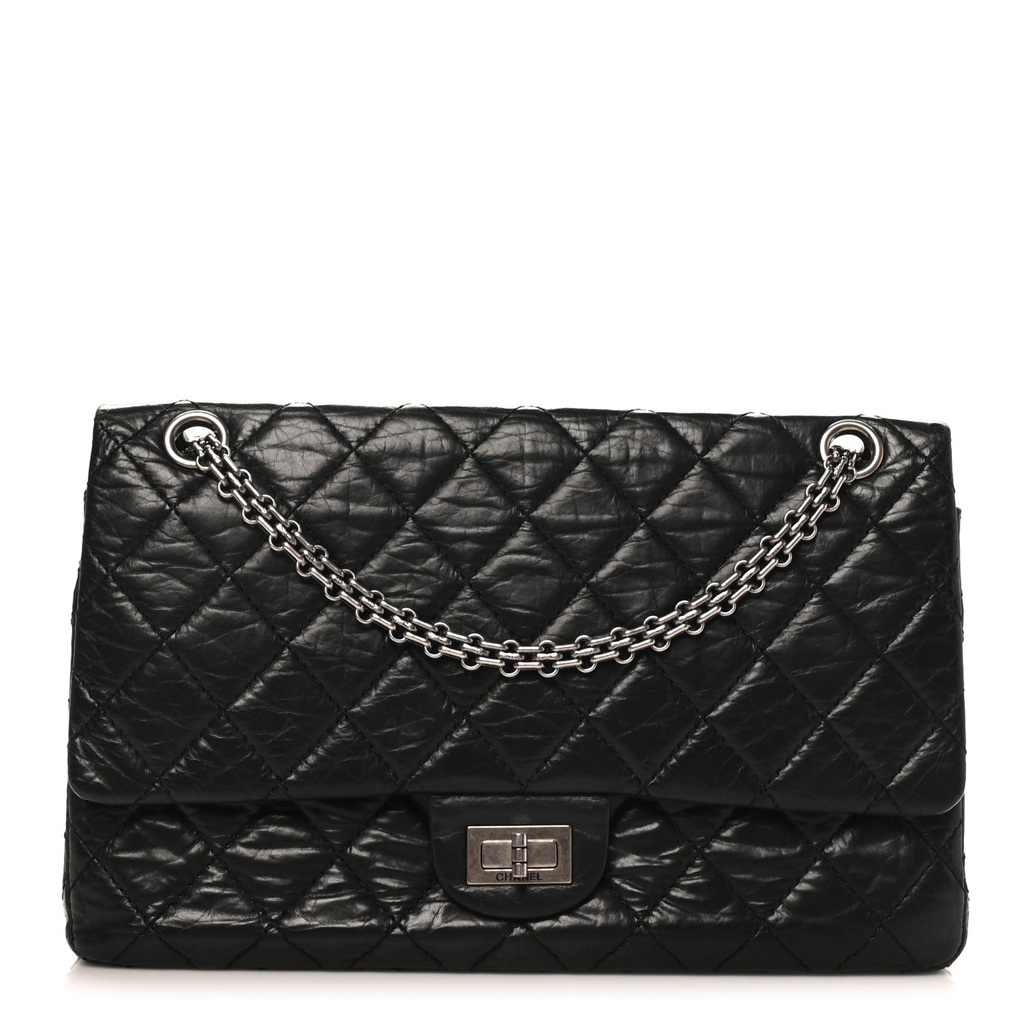 Chanel Aged Calfskin Quilted 2.55 Reissue 226 Flap Black 1 of 10