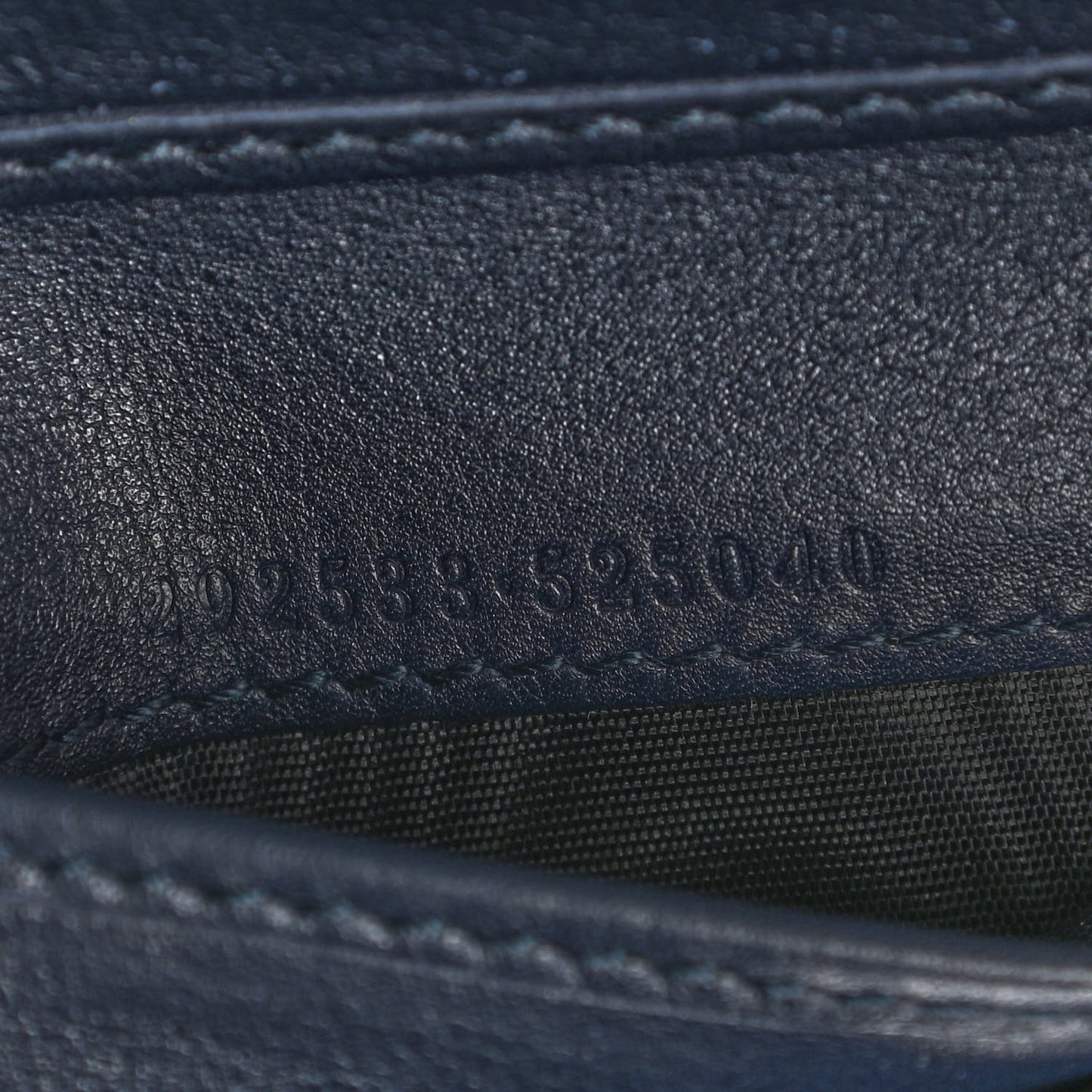 Microguccissima Bi-Fold Wallet Navy