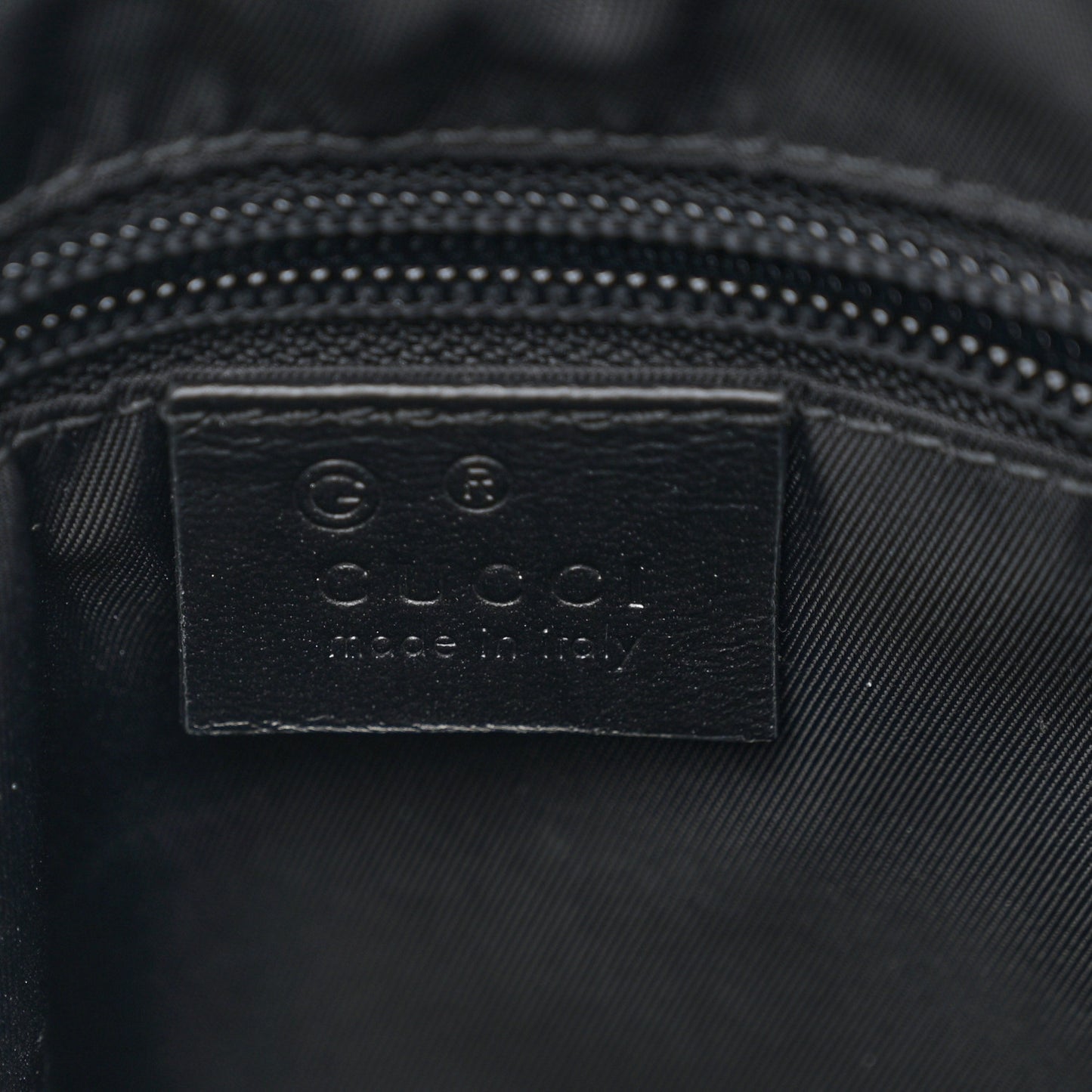 Techno Canvas Selleria Calfskin Web Small Flat Messenger Bag Black