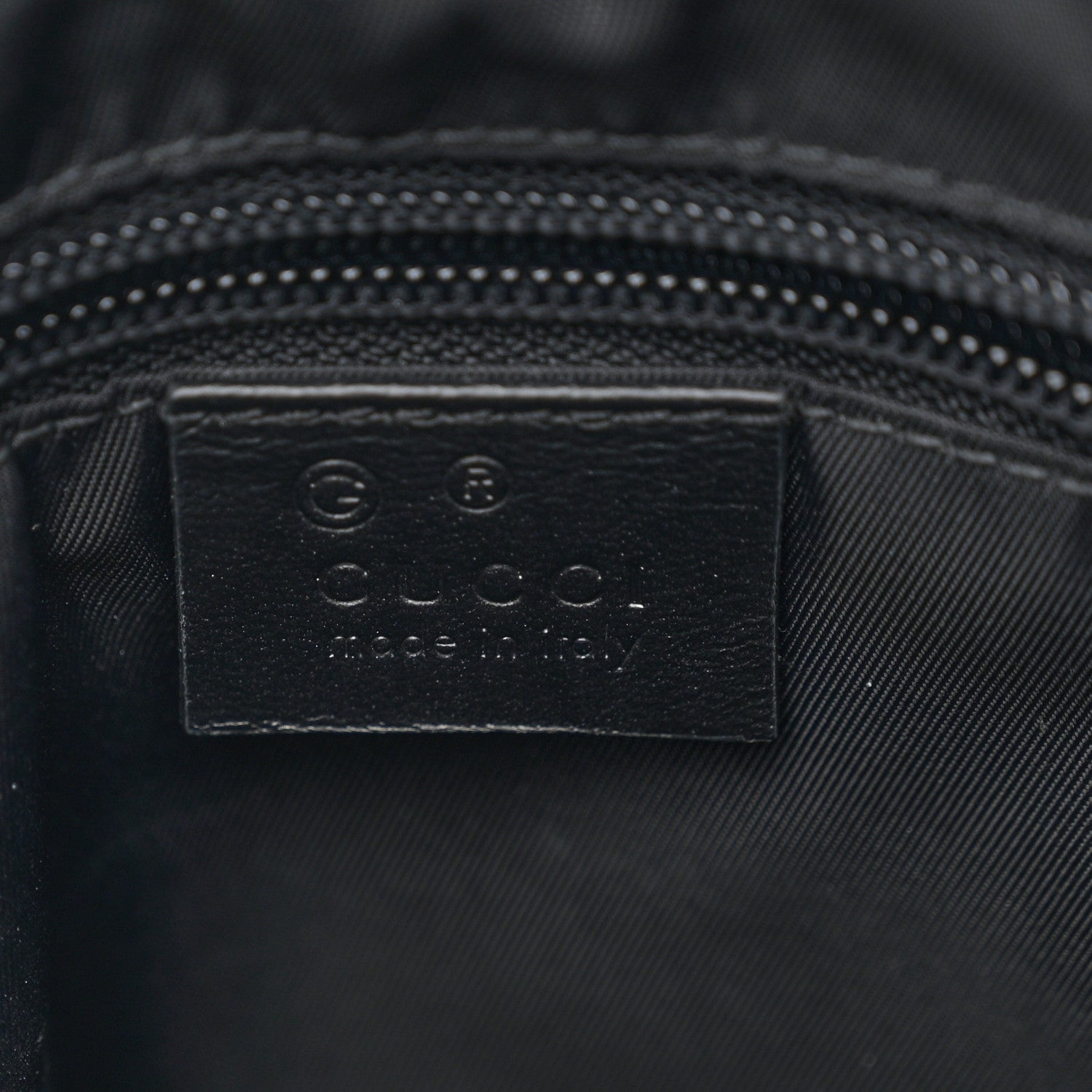 Gucci Techno Canvas Selleria Calfskin Web Small Flat Messenger Bag Black 6 of 11