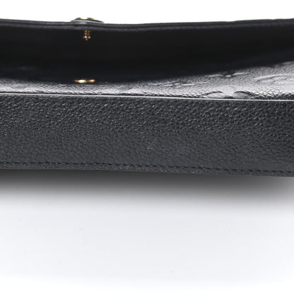 Louis Vuitton Empreinte Pochette Felicie Chain Wallet Black 18 of 19