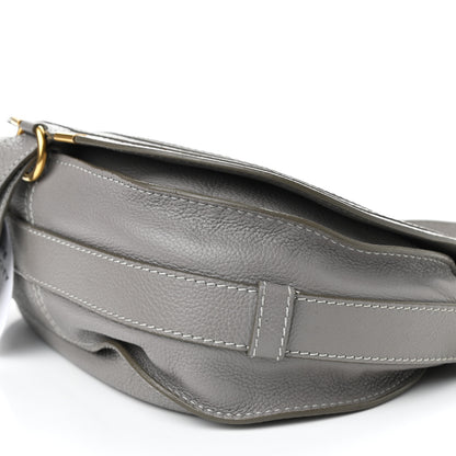 Chloe Calfskin Medium Marcie Round Crossbody Bag Cashmere Grey 18 of 20
