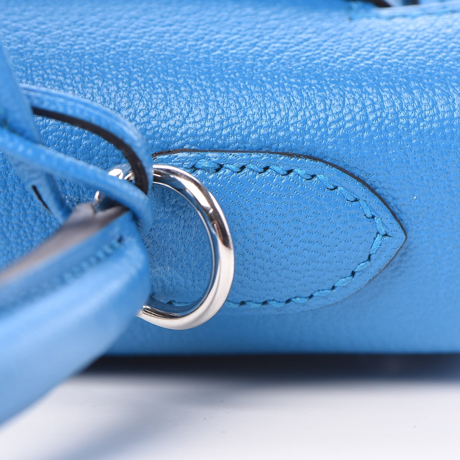 Hermes Chevre Chandra Kelly Sellier 25 Bleu Zanzibar 17 of 41