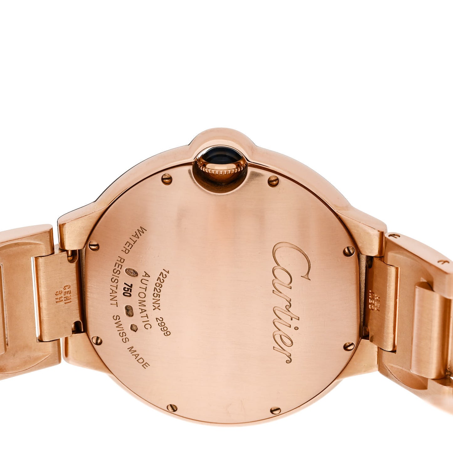 18K Pink Gold 42mm Ballon Bleu De Cartier Automatic Watch