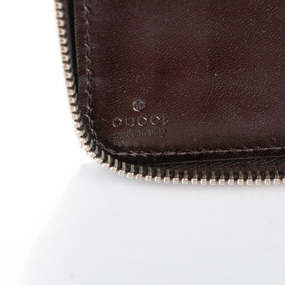 Gucci Monogram Twins Zip Around Organizer Wallet Dark Brown 6 of 7