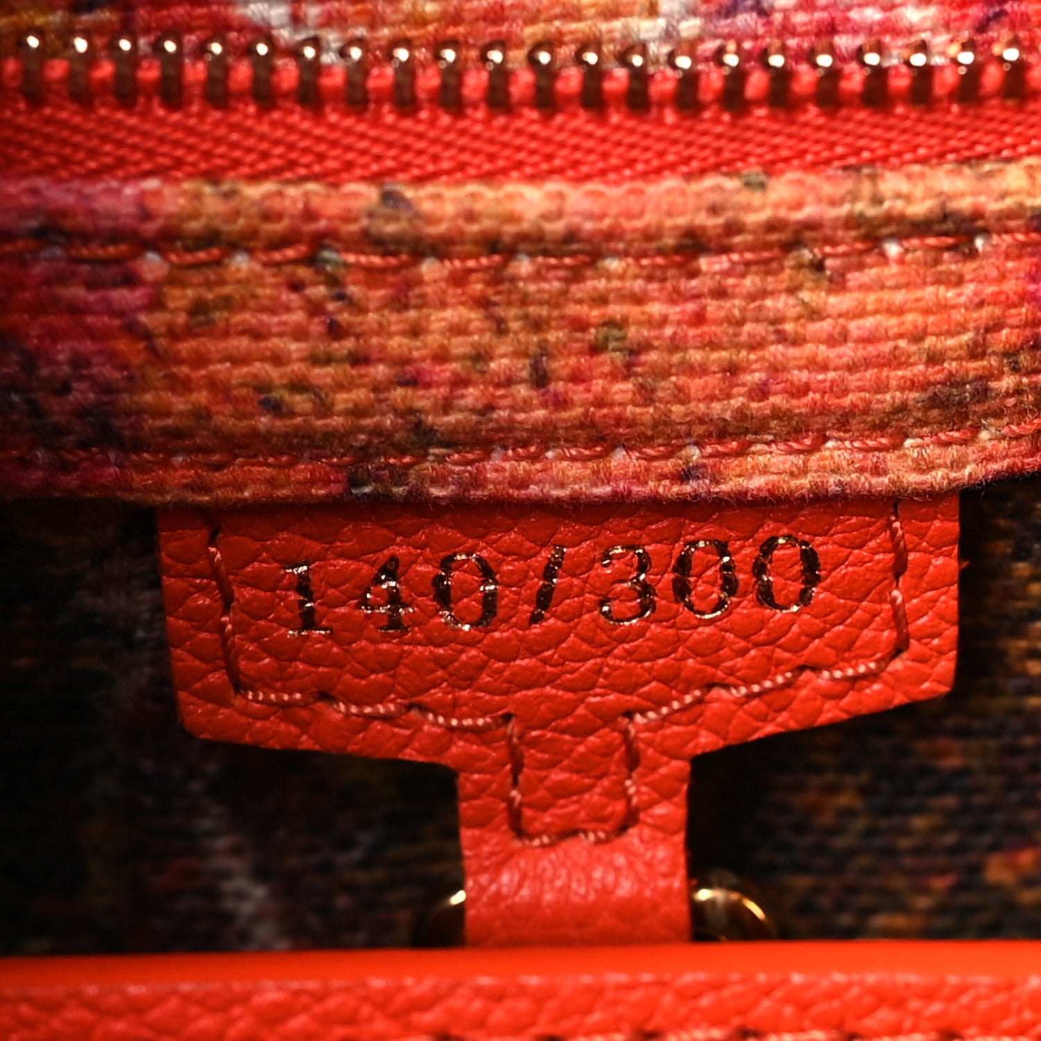 Louis Vuitton X SAM FELLS Canvas Embroidered ArtyCapucines PM Multicolor 7 of 9