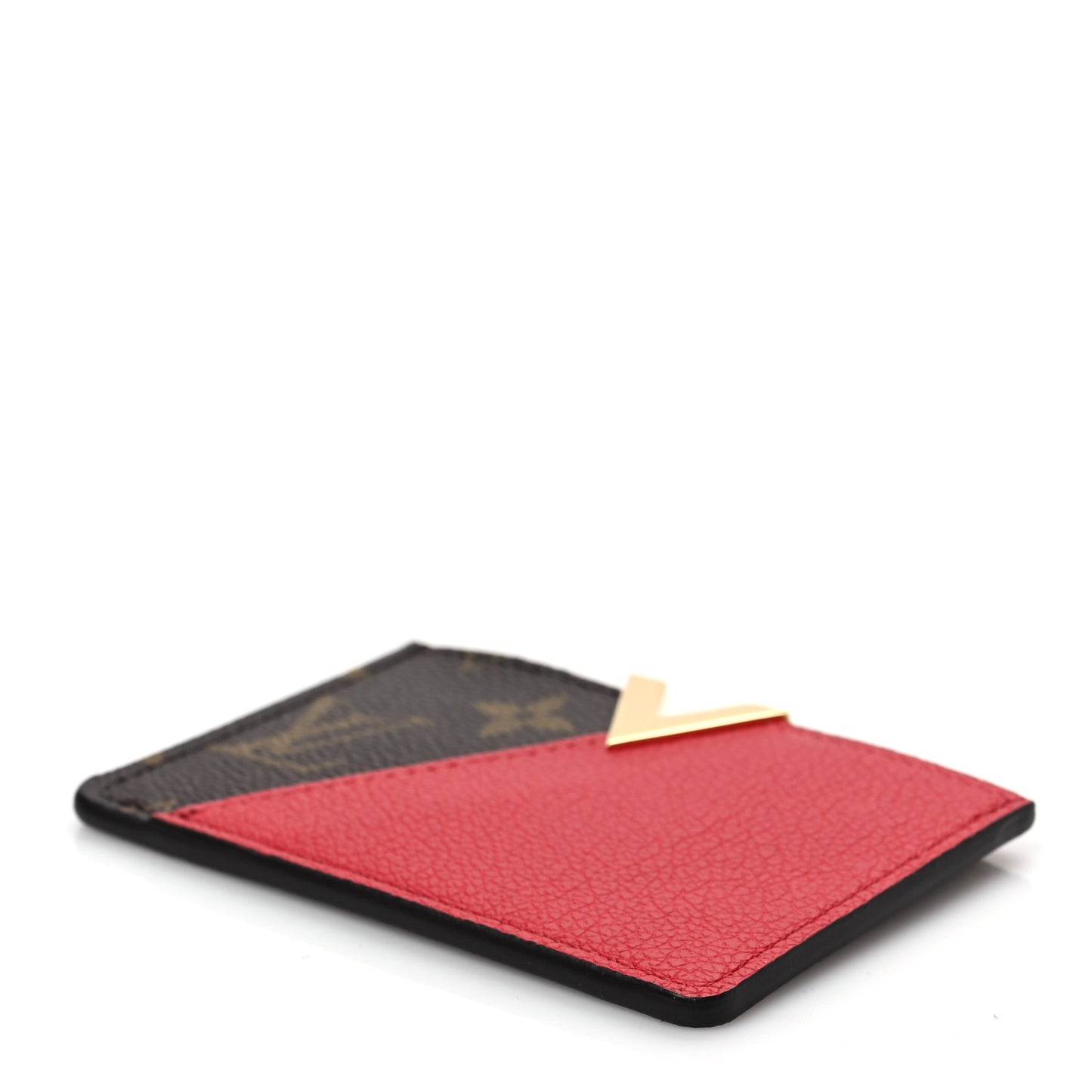 Calfskin Monogram Kimono Tote Card Holder Cherry