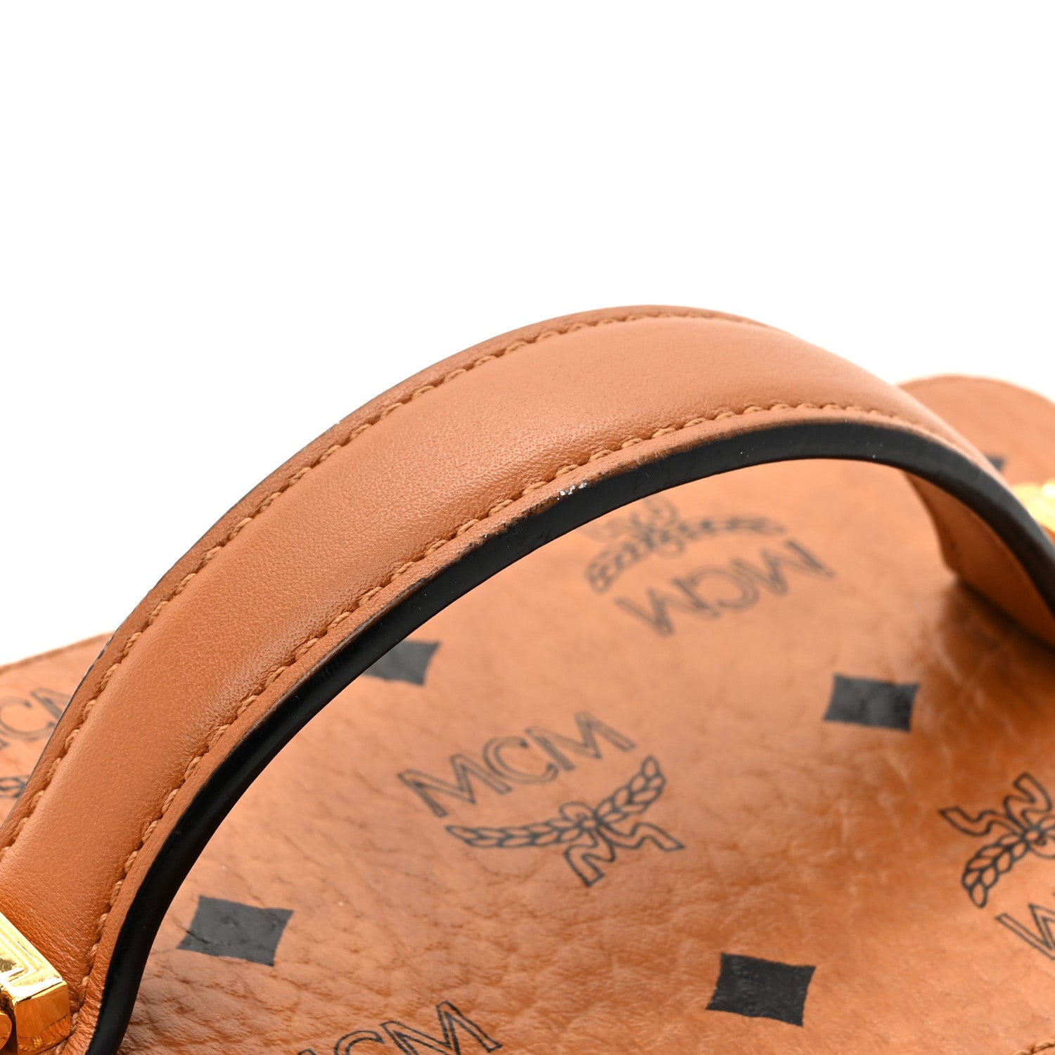 MCM Visetos Rockstar Vanity Case Cognac 10 of 11
