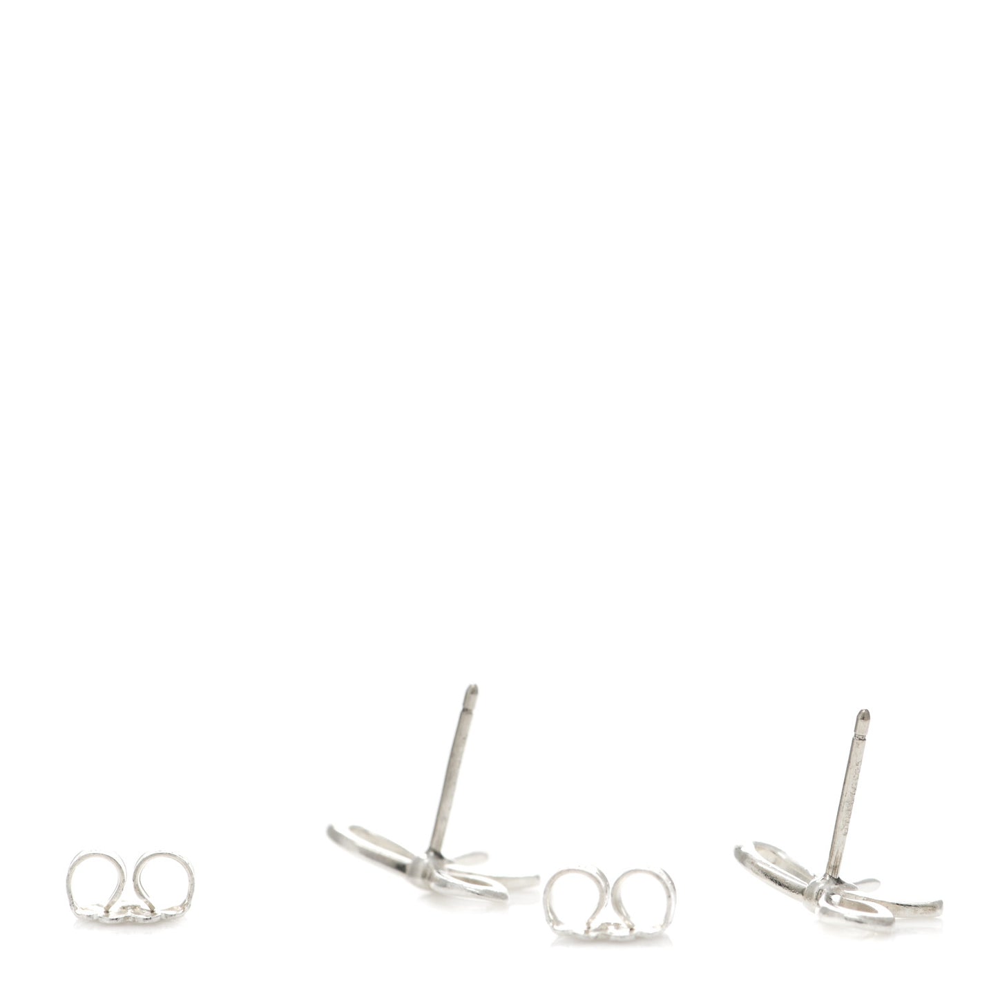 Sterling Silver Bow Earrings