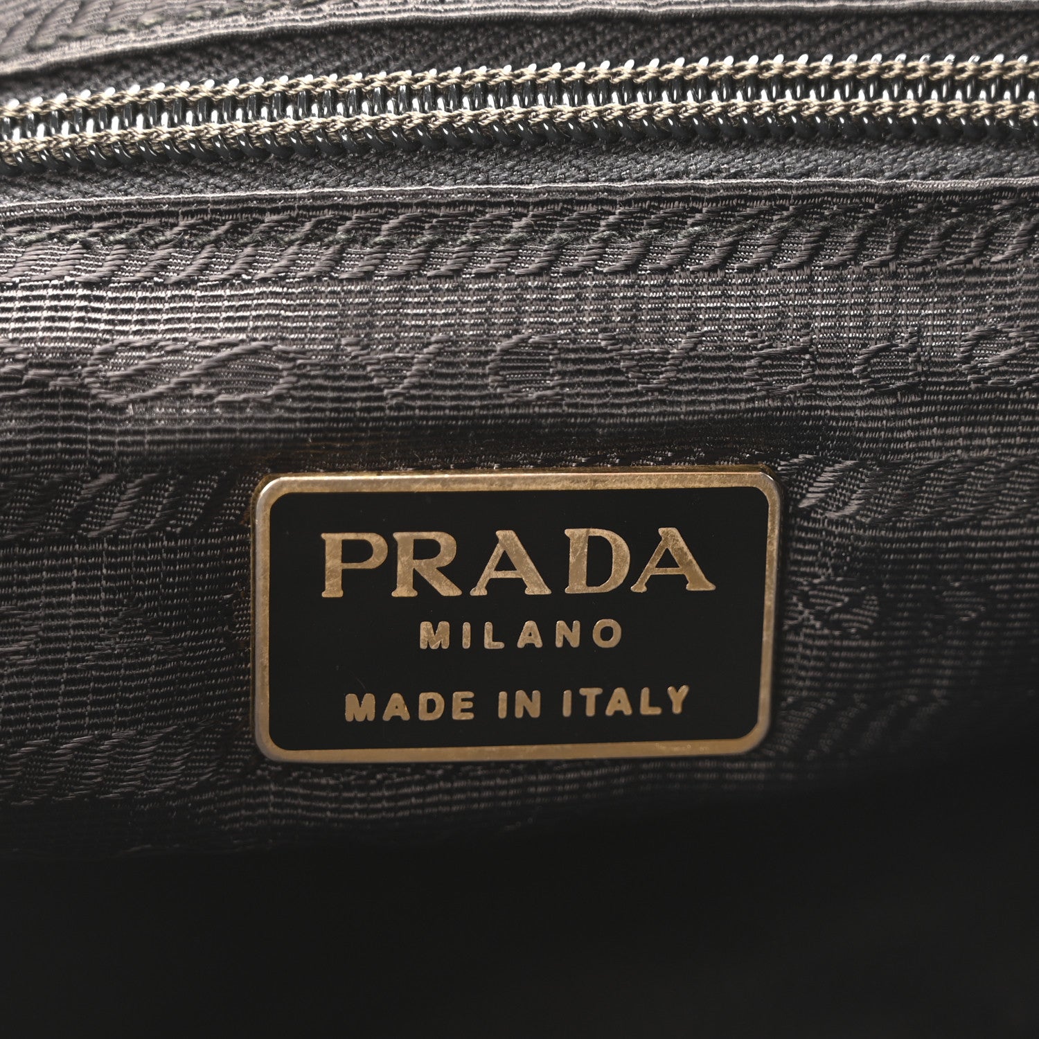 Prada Nylon Tessuto Quilted Shoulder Bag Black 6 of 9