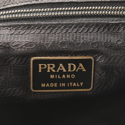 Prada Nylon Tessuto Quilted Shoulder Bag Black 6 of 9