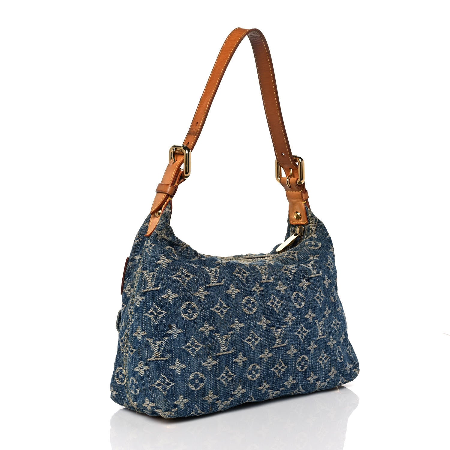 Louis Vuitton Monogram Denim Baggy PM Blue 3 of 10