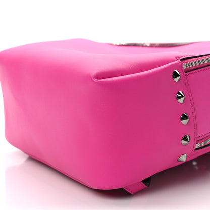 MCM Calfskin Mini Duchess Polke Studs Backpack Electric Pink 9 of 10