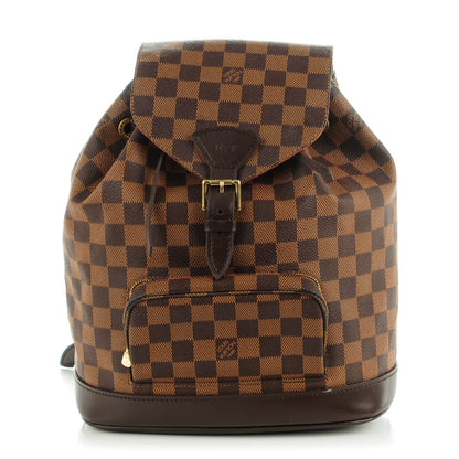 Louis Vuitton Damier Ebene Montsouris MM Backpack 1 of 8