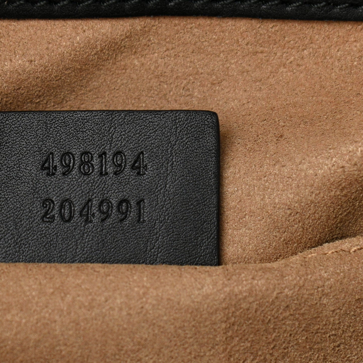 GG Supreme Monogram Calfskin Padlock Backpack Beige Cuir Black