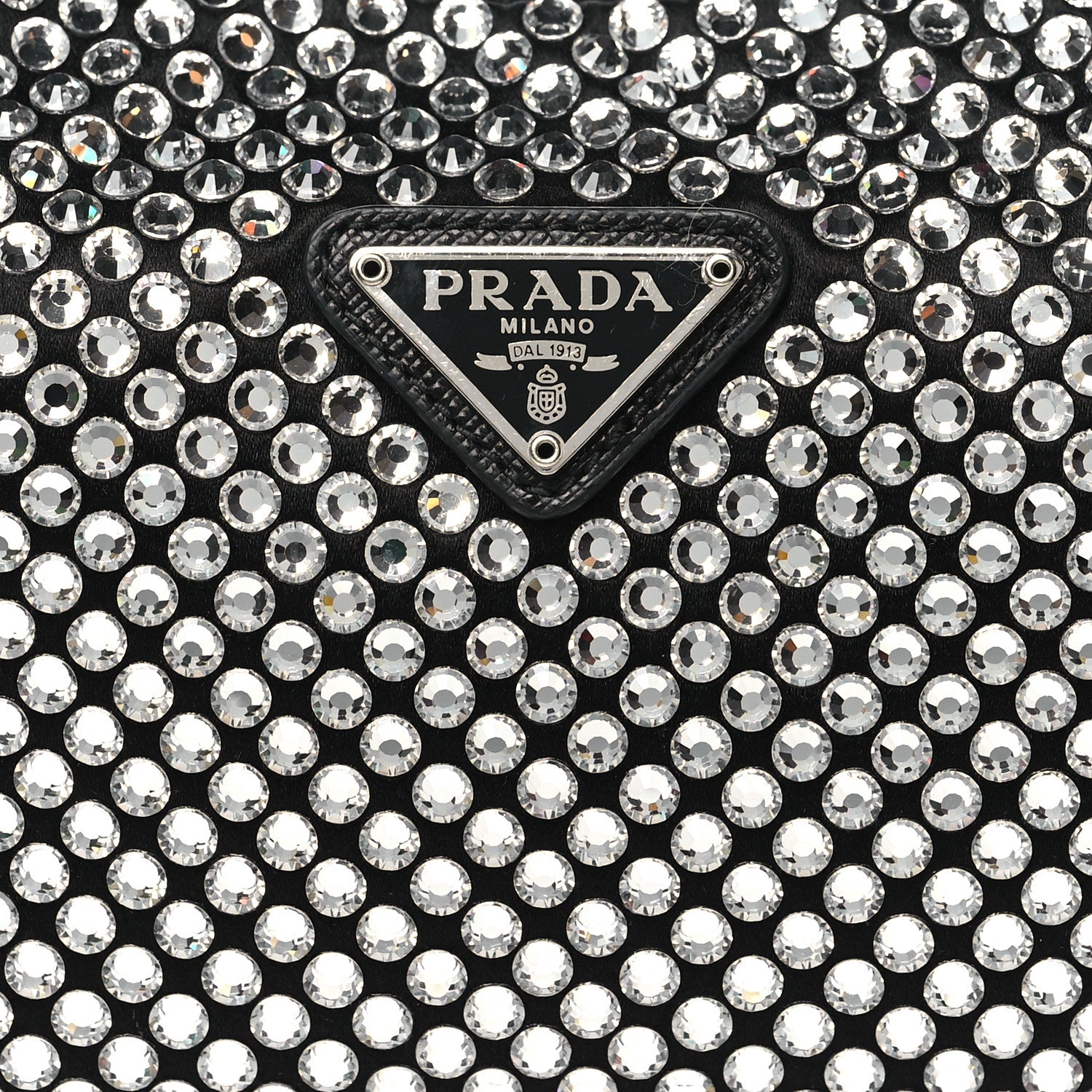 Prada Satin Crystal Mini Re-Edition 2000 Bag Cristal 8 of 11