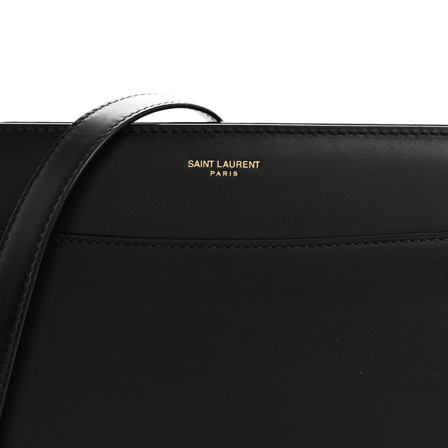 Saint Laurent Calfskin Reverse Satchel Black 8 of 13