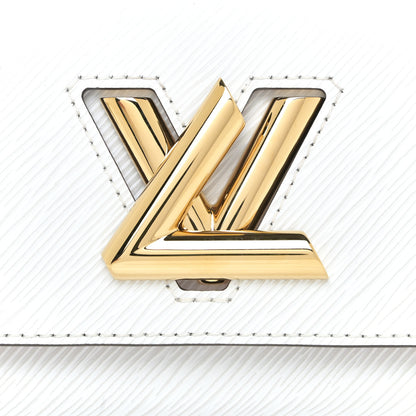 Louis Vuitton Epi Asnieres Flowers Twist Shoulder Bag PM White 11 of 12