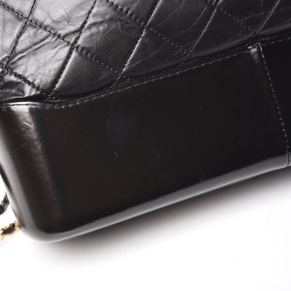 Chanel Aged Calfskin Quilted Large Gabrielle Hobo Black 16 of 18