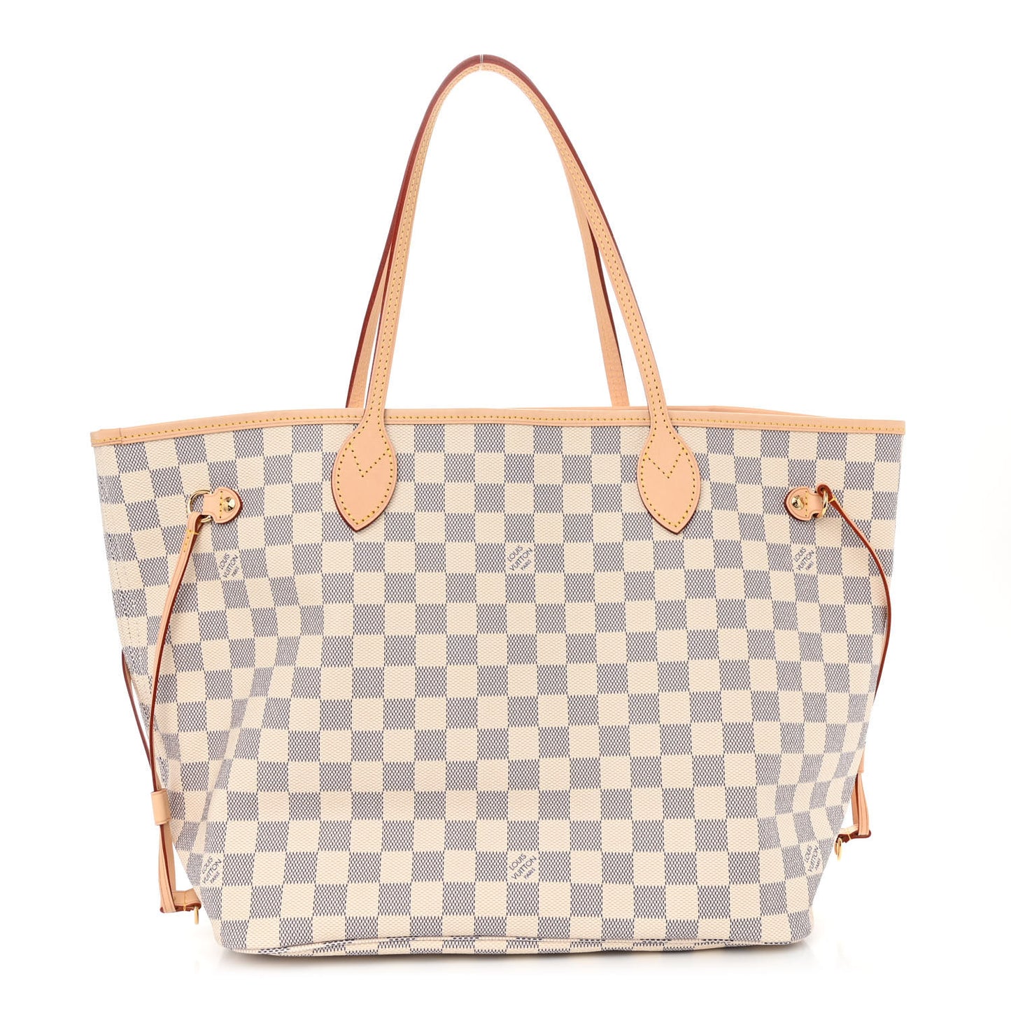 Damier Azur Neo Neverfull MM Rose Ballerine