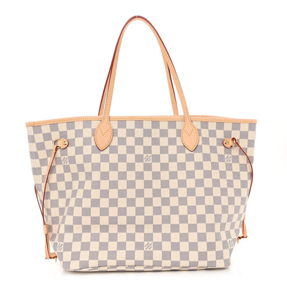 Louis Vuitton Damier Azur Neo Neverfull MM Rose Ballerine 3 of 10