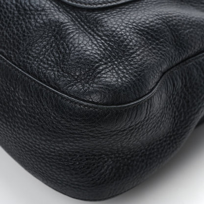 Prada Vitello Daino Medium Pocket Hobo Bag Black 10 of 12