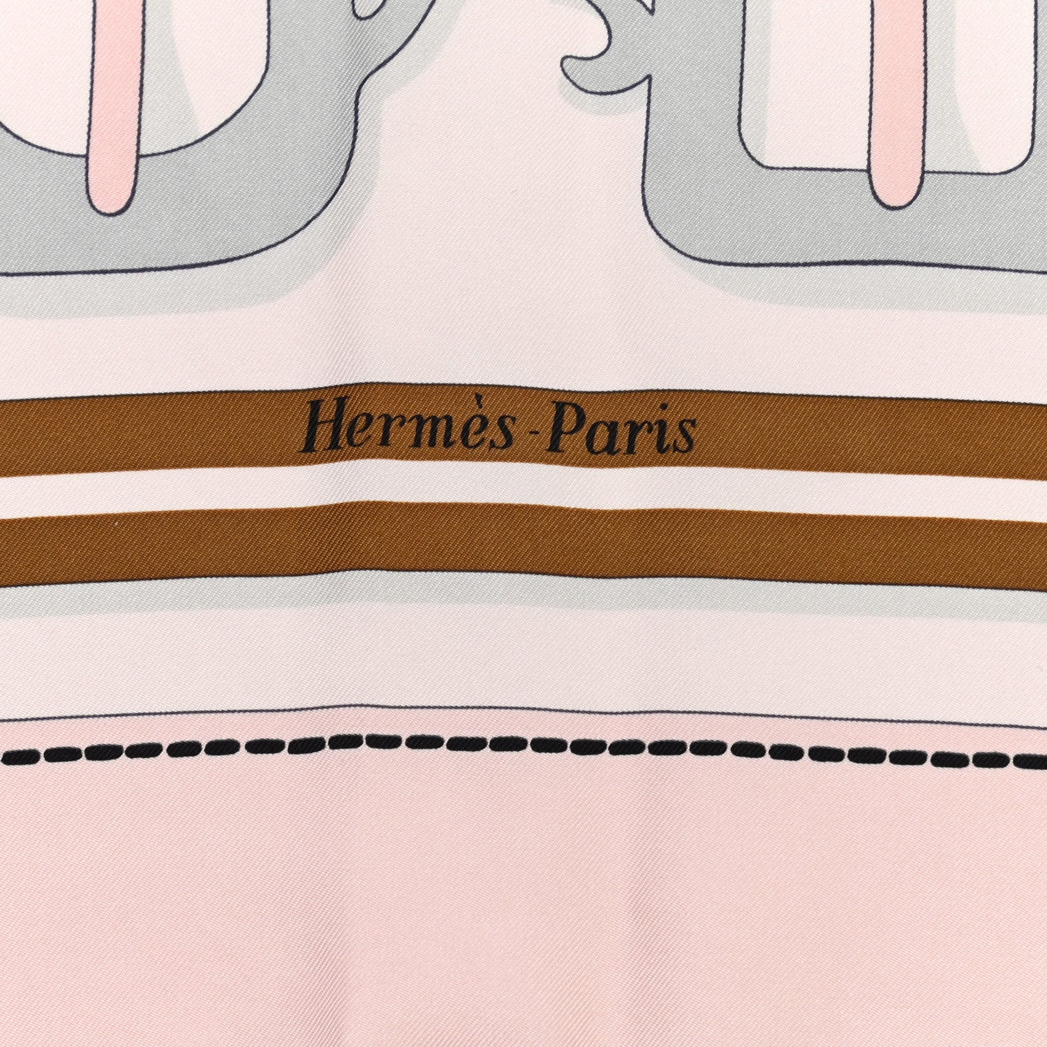 Hermes Silk Les Leopards Modernes Wash Scarf 90 Creme Vert Rose 2 of 6