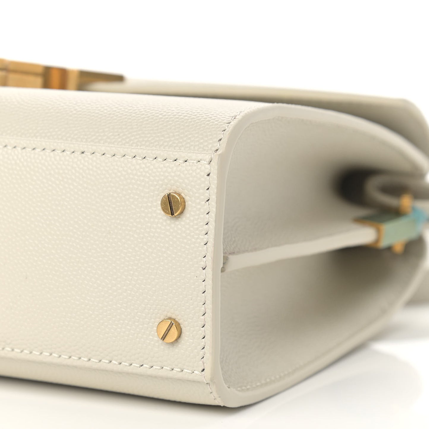 Grain de Poudre Mini Classic Monogram Cassandra Top Handle Crema Soft Rouge Legion