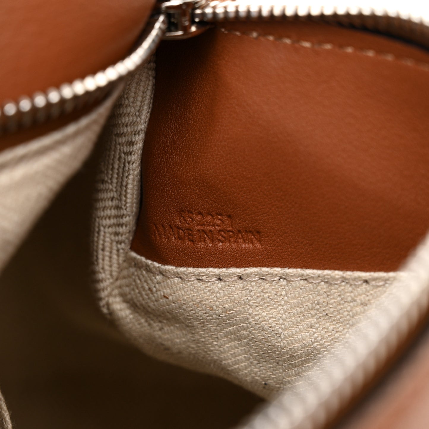 Grained Calfskin Small Puzzle Bag Tan