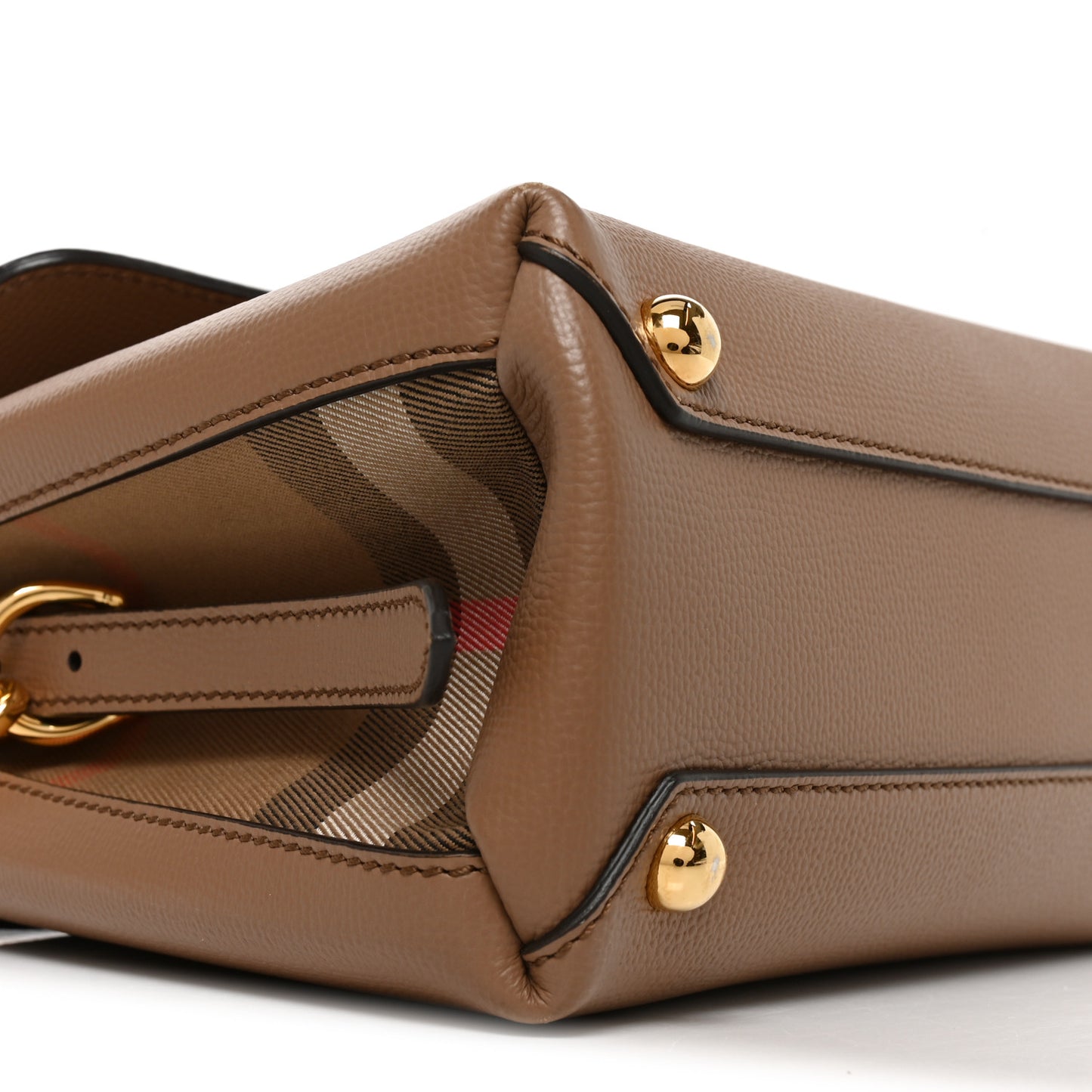 Derby Calfskin House Check Small Camberley Dark Sand