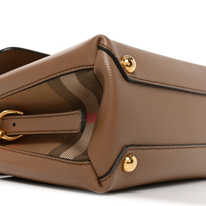 Burberry Derby Calfskin House Check Small Camberley Dark Sand 8 of 9
