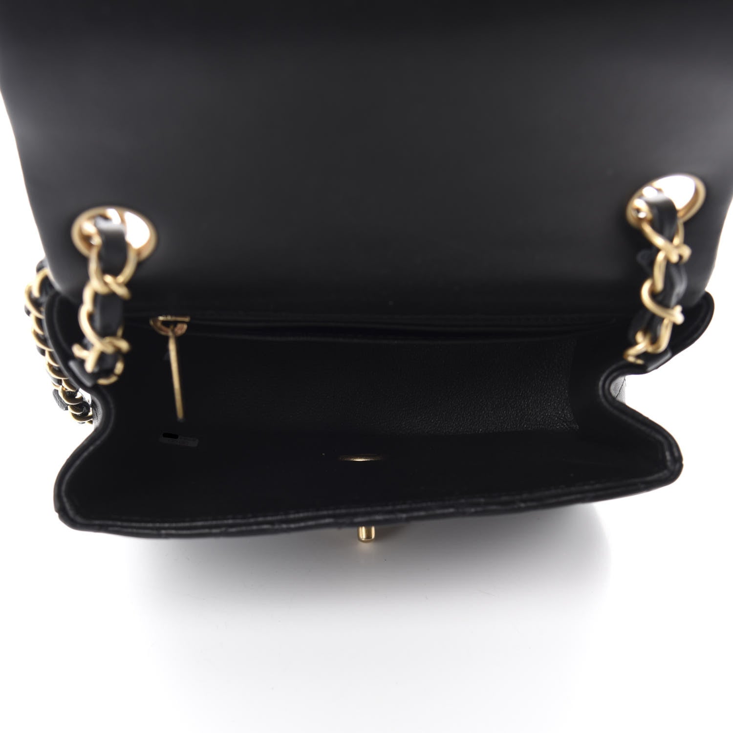 Chanel Lambskin Quilted Mini Square Flap Black 5 of 11