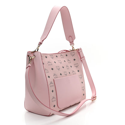 MCM Visetos Medium Aren Hobo Powder Pink 3 of 10