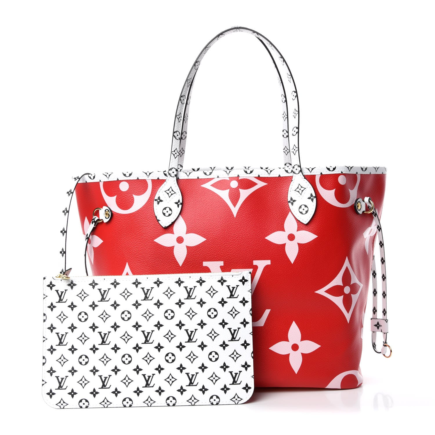 Louis Vuitton Monogram Giant Neverfull MM Rouge 1 of 13