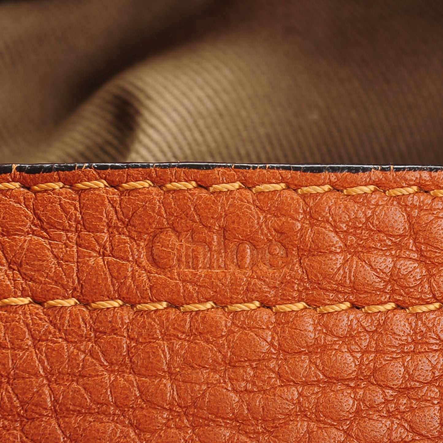 Calfskin Medium Marcie Round Crossbody Bag Whiskey
