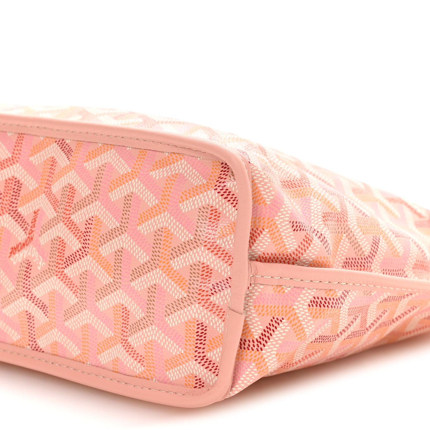 Goyardine Reversible Mini Anjou Powder Pink