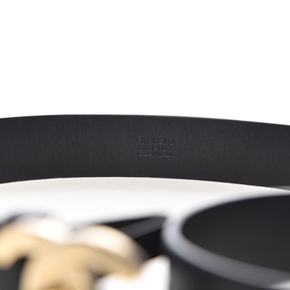 Chanel Calfskin CC Turn Lock Belt 70 28 Black 4 of 8