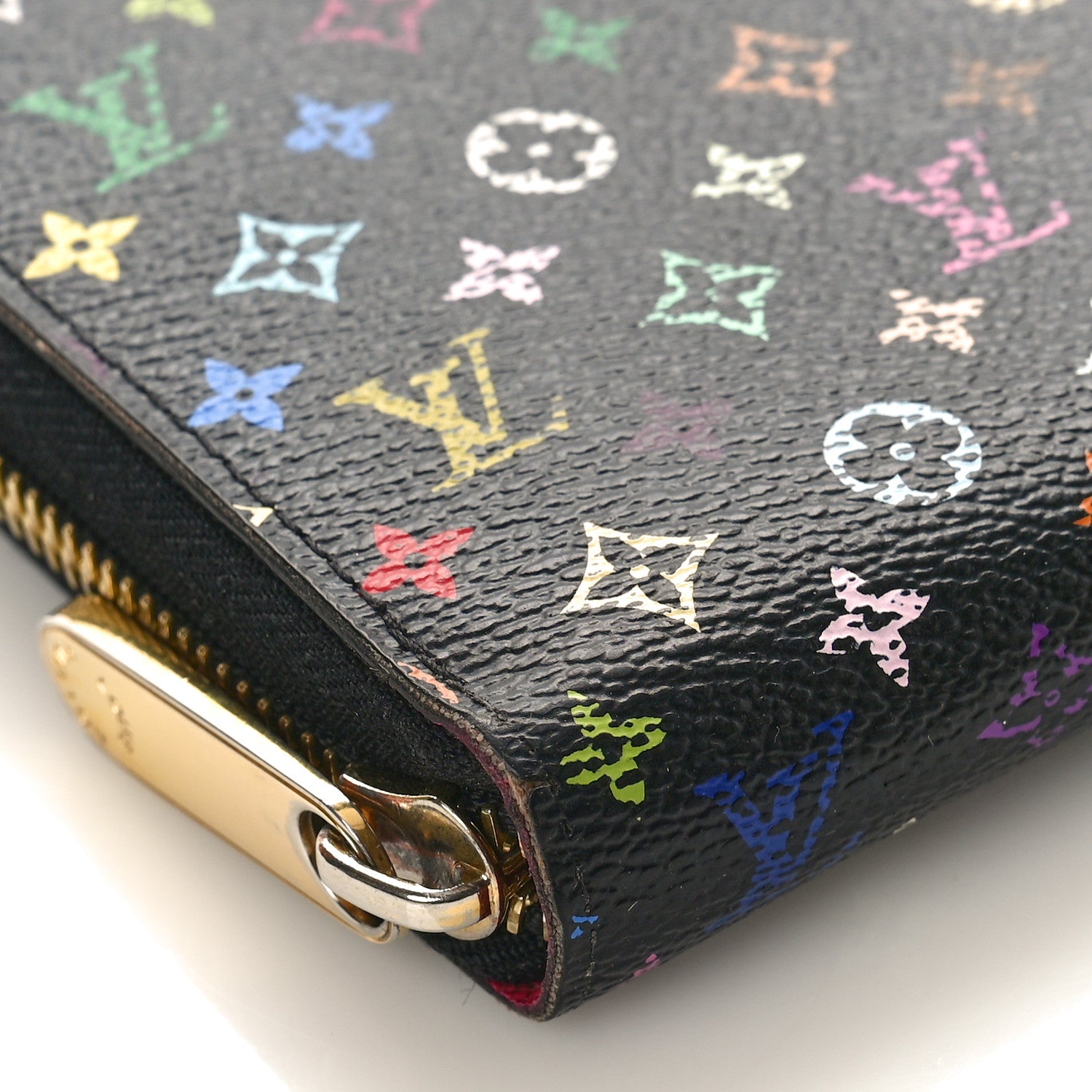 Louis Vuitton Monogram Multicolor Zippy Wallet Black Grenade 7 of 8