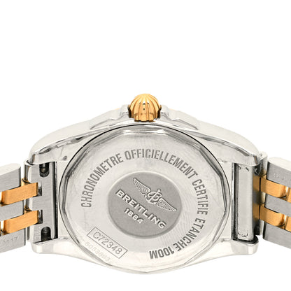 Breitling Stainless Steel 18K Rose Gold 29mm Galactic Quartz Watch Black C7234812 4 of 4