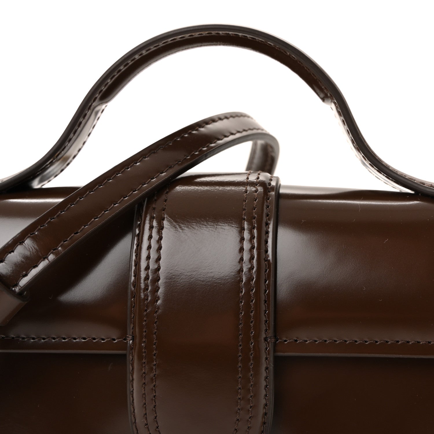 Jacquemus Smooth Calfskin Le Bambino Dark Brown 7 of 9