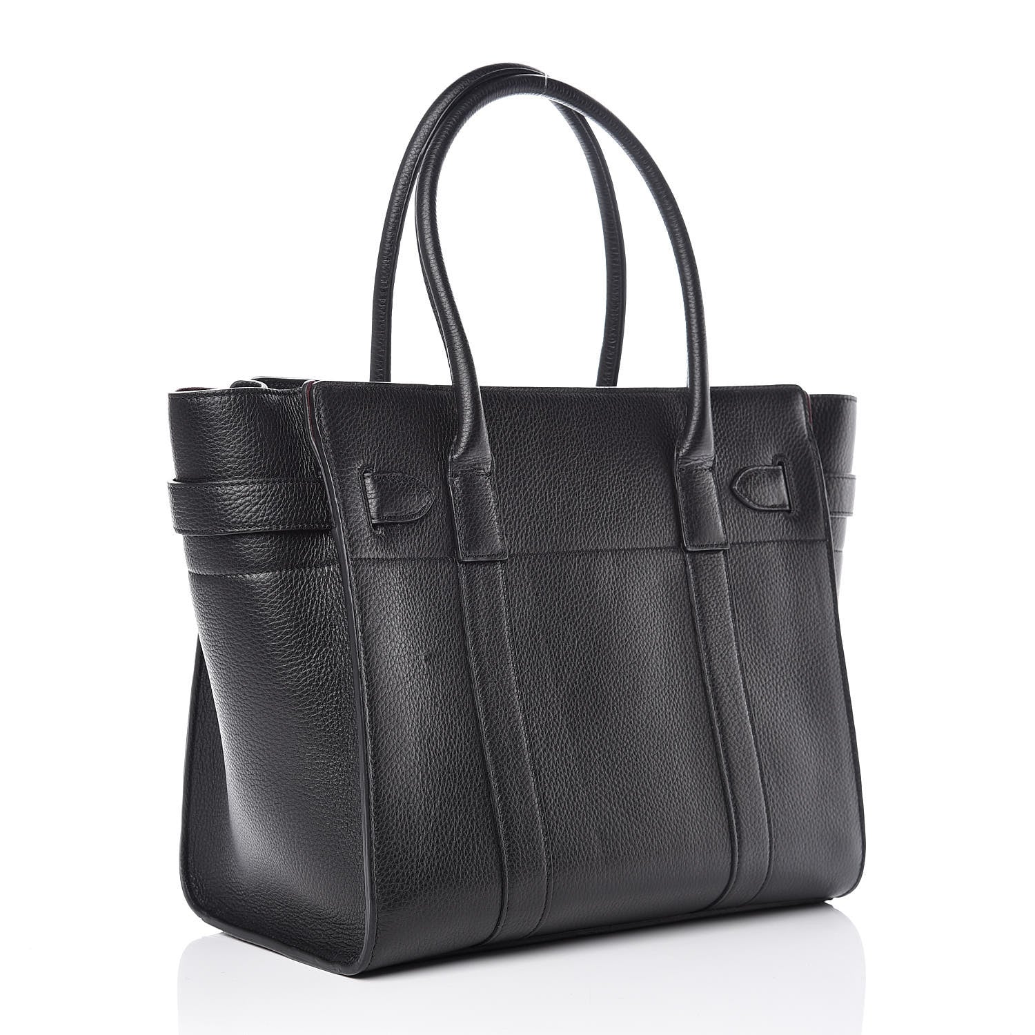 Mulberry Classic Grain Small Bayswater Zip Tote Black 3 of 8