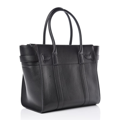 Mulberry Classic Grain Small Bayswater Zip Tote Black 3 of 8