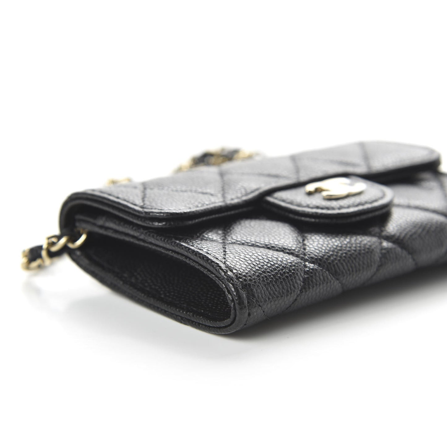 Caviar Quilted Belt Bag Black