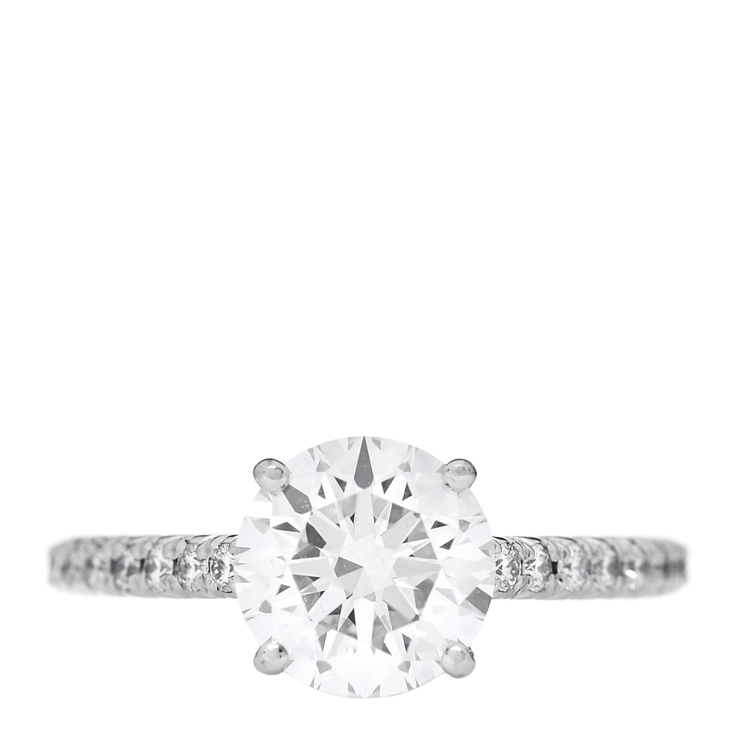 Platinum Diamond 1.47ct Novo Engagement Ring 48 4.5